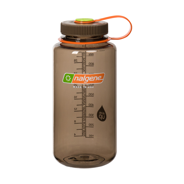 Nalgene 經典寛口水壺 - Wide Mouth 深啡色 (1000mL)