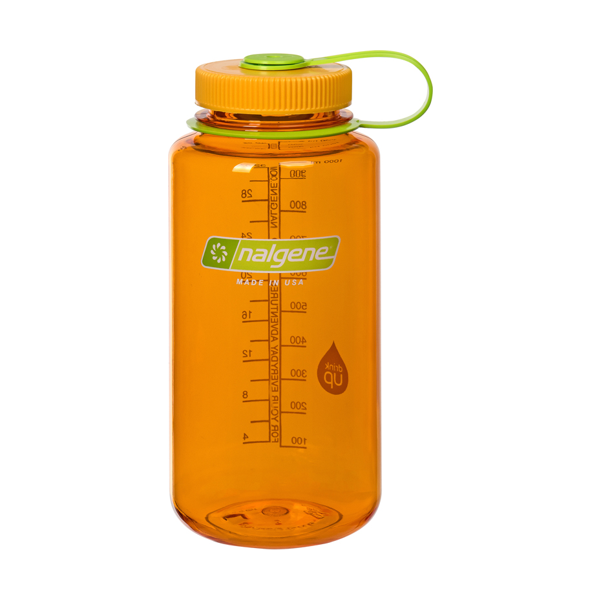 Nalgene 經典寛口水壺 - Wide Mouth 深橙色 (1000mL)