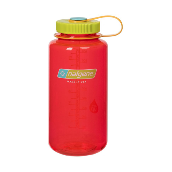 Nalgene 經典寛口水壺 - Wide Mouth 石榴紅 (1000mL)