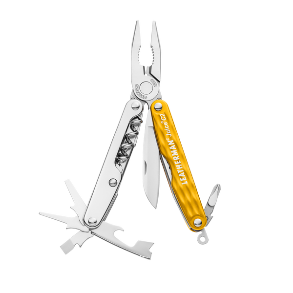 Leatherman 折叠多用途工具 - JUICE C2 黃色 (帶開瓶器)