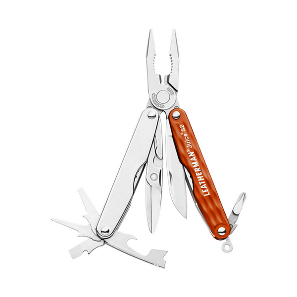 Leatherman 折叠多用途工具 - JUICE S2 橙色