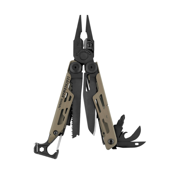 Leatherman 折叠多用途工具 - SIGNAL 沙色 (戶外活動)