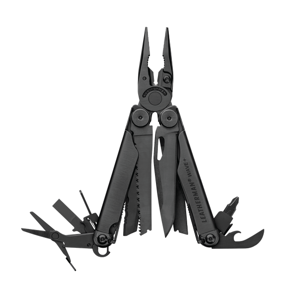 Leatherman 折叠多用途工具 - WAVE+ 黑色