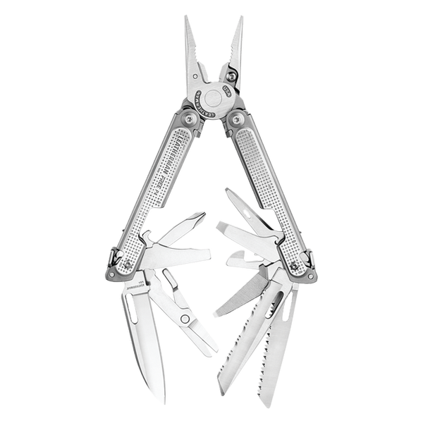 Leatherman 折叠多用途工具 - FREE P4 銀色 (單手操作所有功能)