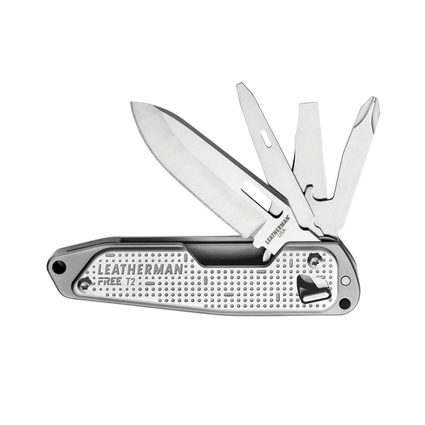 Leatherman 折叠多用途工具 - FREE T2 銀色 (單手操作所有功能)