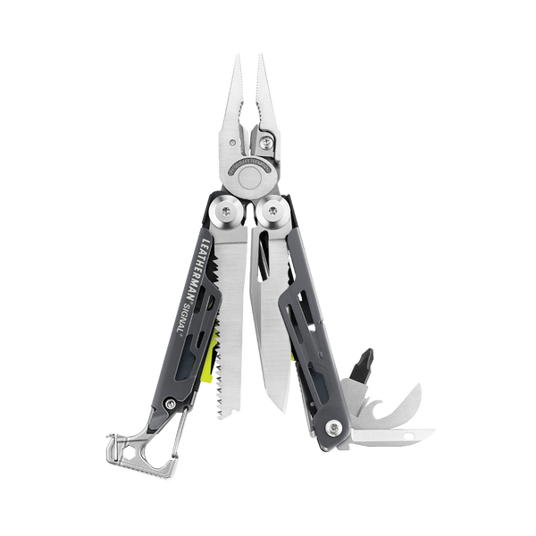 Leatherman 折叠多用途工具 - SIGNAL 灰色 (戶外活動)