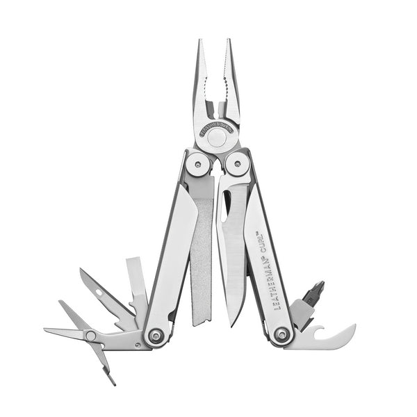 Leatherman 折叠多用途工具 - CURL 銀色