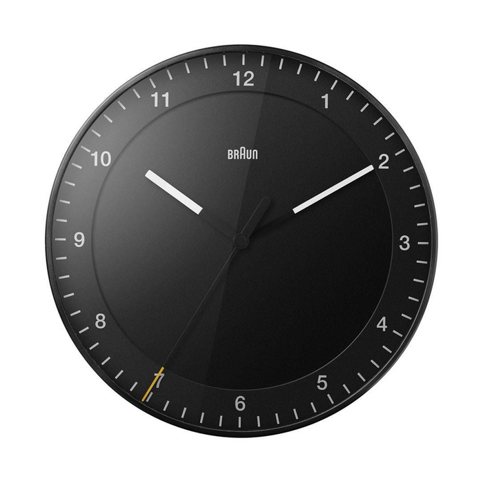 Braun 掛牆鐘 - BC17 黑色
