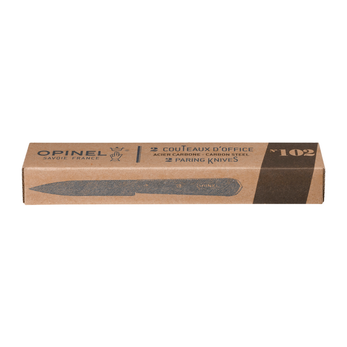Opinel Kitchen Paring Knife - Les Essentiels du Cuisinier N102 Natural