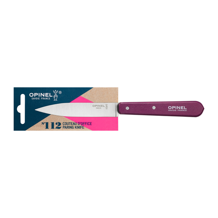 Opinel Kitchen Paring Knife - Les Essentiels du Cuisinier N112 Plum