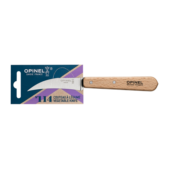 Opinel Kitchen Vegetable Knife - Les Essentiels du Cuisinier N114 Natural