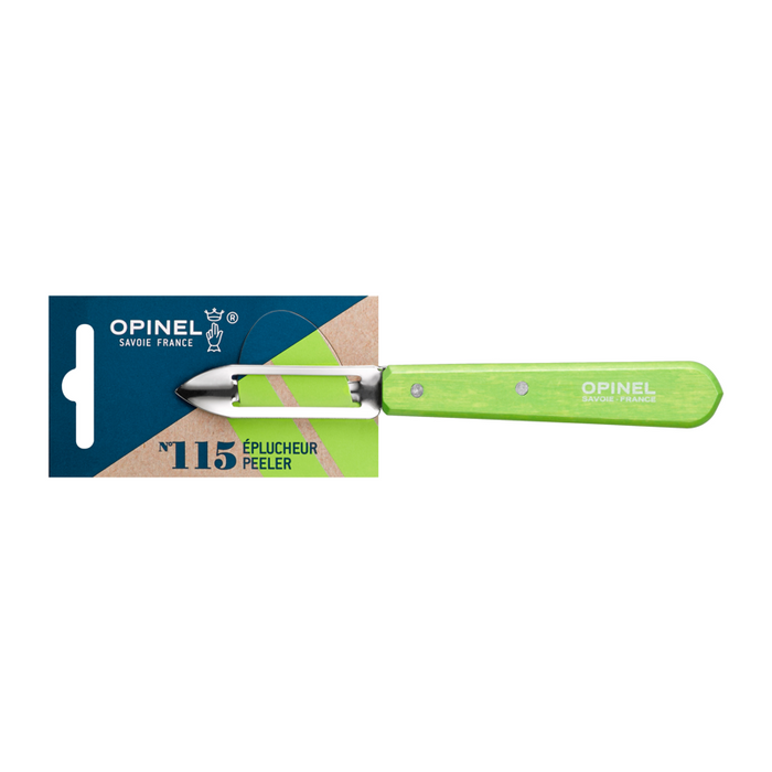 Opinel Kitchen Peeler - Les Essentiels du Cuisinier N115 Apple Green
