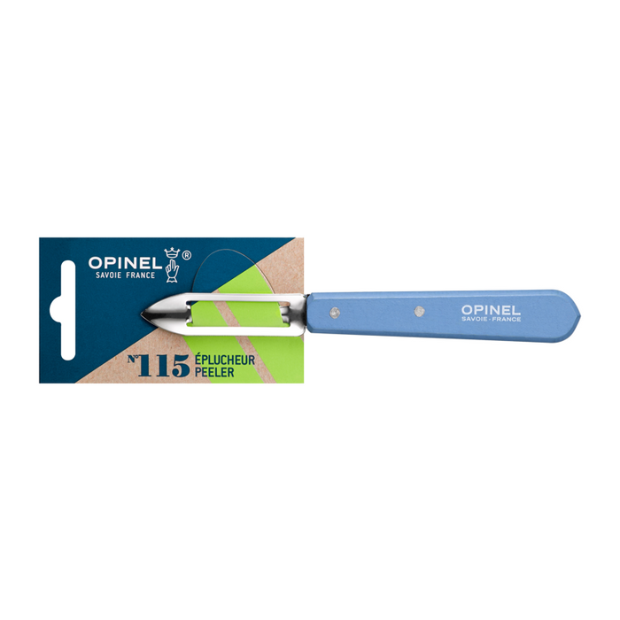 Opinel Kitchen Peeler - Les Essentiels du Cuisinier N115 Skyblue
