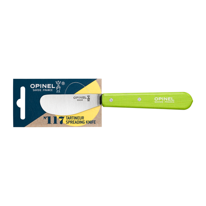 Opinel Kitchen Spreader - Les Essentiels du Cuisinier N117 Apple Green