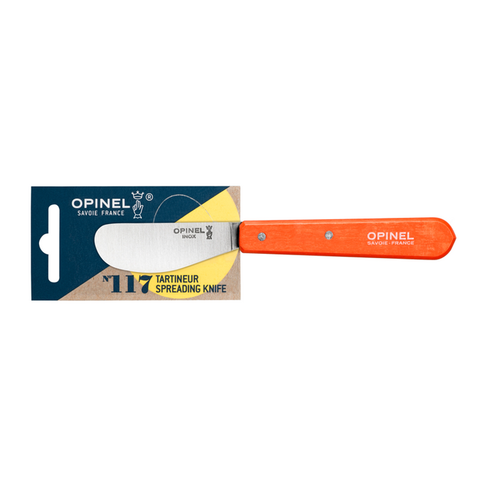 Opinel Kitchen Spreader - Les Essentiels du Cuisinier N117 Tangerine