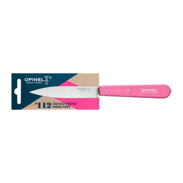 Opinel Kitchen Paring Knife - Les Essentiels du Cuisinier N112 Fuchsia