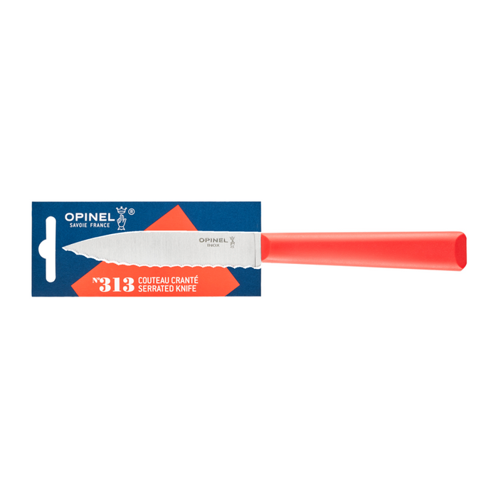 Opinel Kitchen Serrated Knife - Essentiels N313 Red