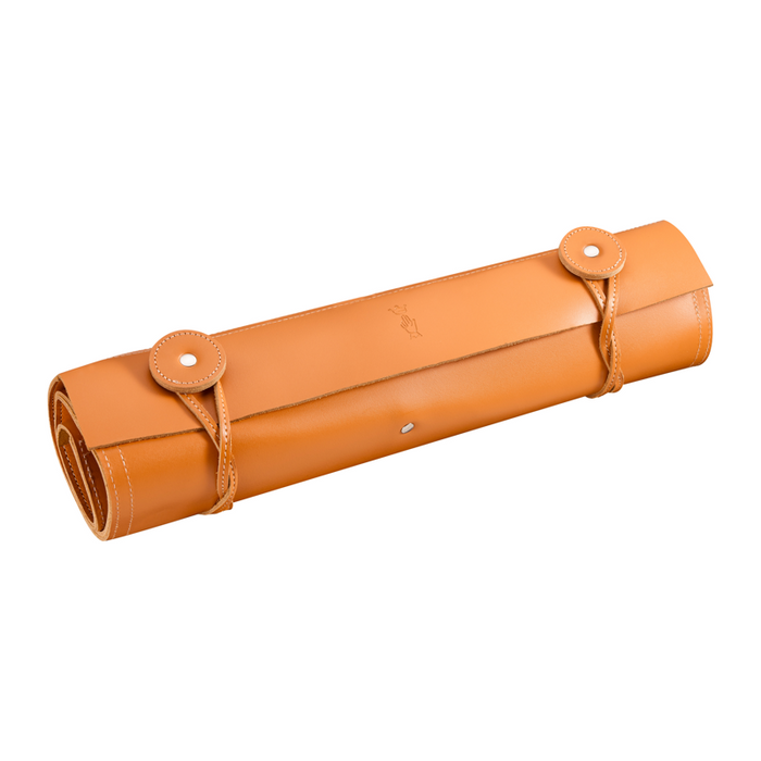 Opinel Knife Storage - Cowhide Knife Roll (for 8 kitchen knives)