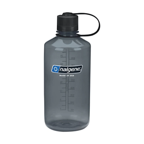 Nalgene Water Bottle - Narrow Mouth Gray (1000mL)