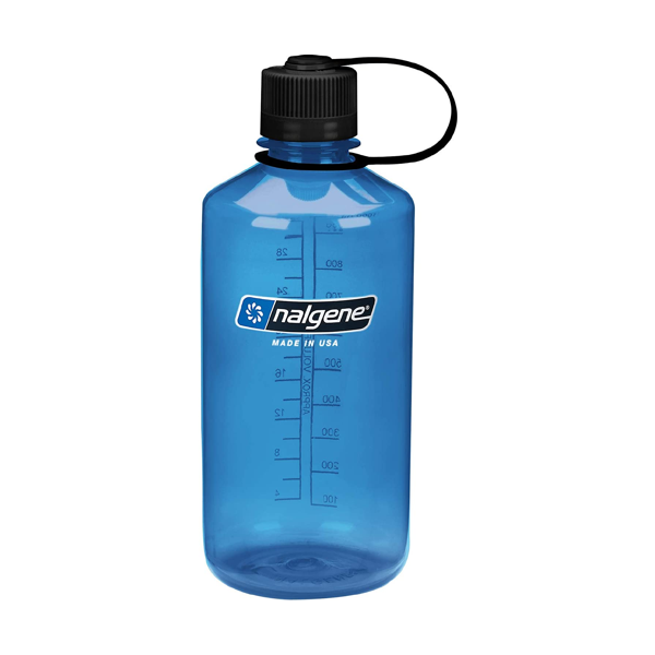 Nalgene Water Bottle - Narrow Mouth Slate Blue (1000mL)