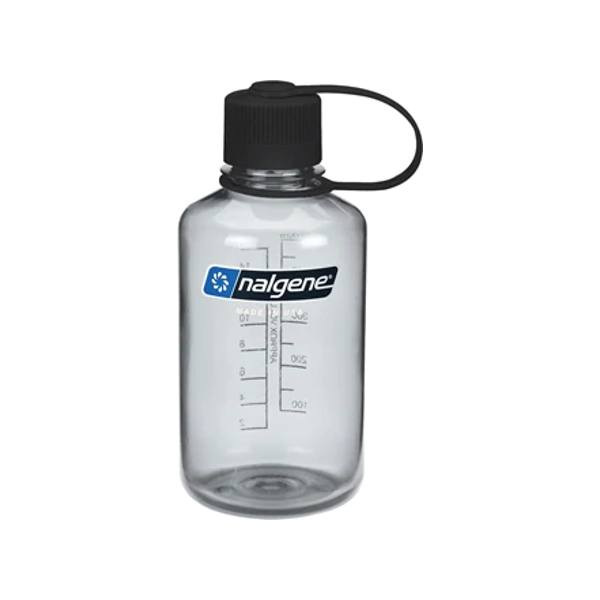 Nalgene Water Bottle - Narrow Mouth Gray (500mL)