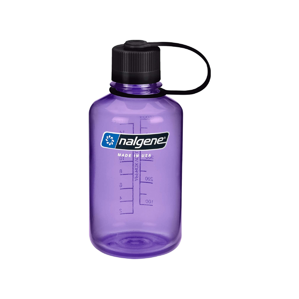 Nalgene Water Bottle - Narrow Mouth Just Purple (500mL)