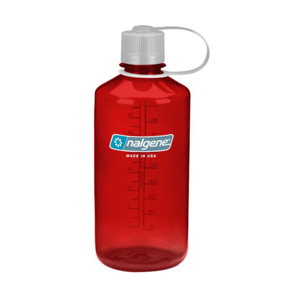 Nalgene Water Bottle - Narrow Mouth Outdoor Red (1000mL)