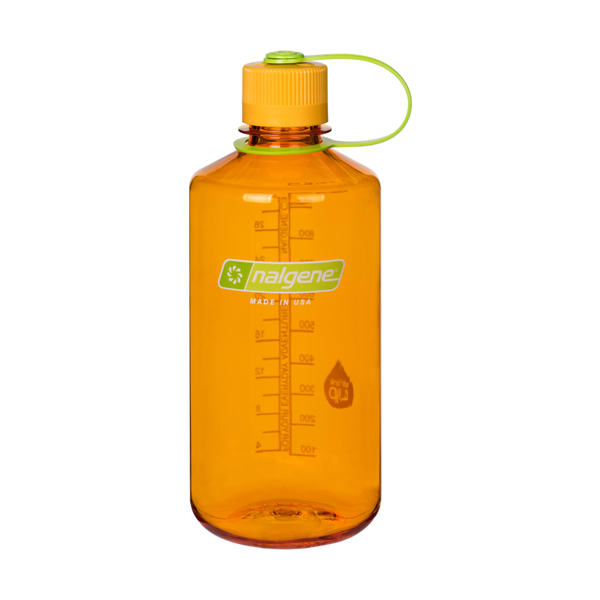 Nalgene Water Bottle - Narrow Mouth Clementine (1000mL)