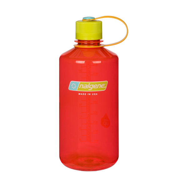 Nalgene Water Bottle - Narrow Mouth Pomegranate (1000mL)