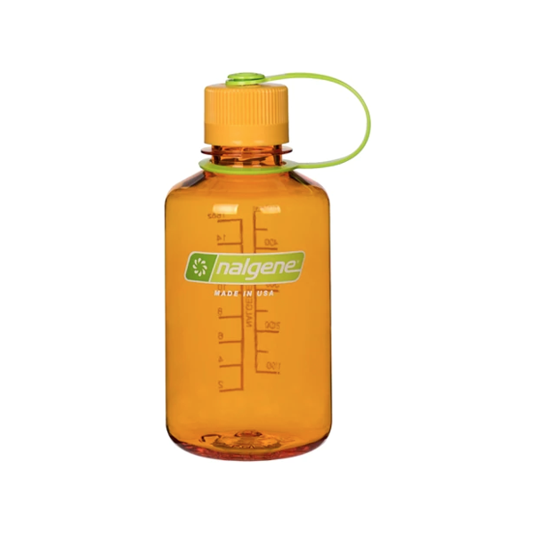 Nalgene Water Bottle - Narrow Mouth Clementine (500mL)