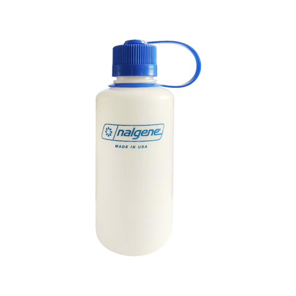 Nalgene Water Bottle - Narrow Mouth HDPE Natural (500mL)