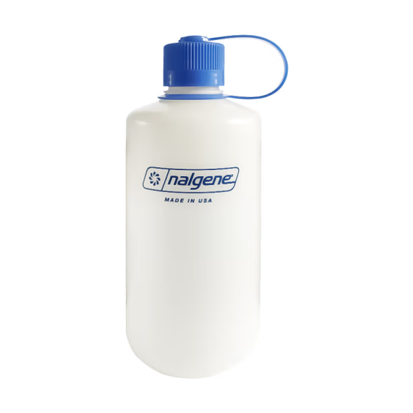Nalgene Water Bottle - Narrow Mouth HDPE Natural (1000mL)