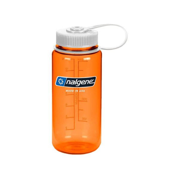 Nalgene Water Bottle - Wide Mouth Orange (500mL)