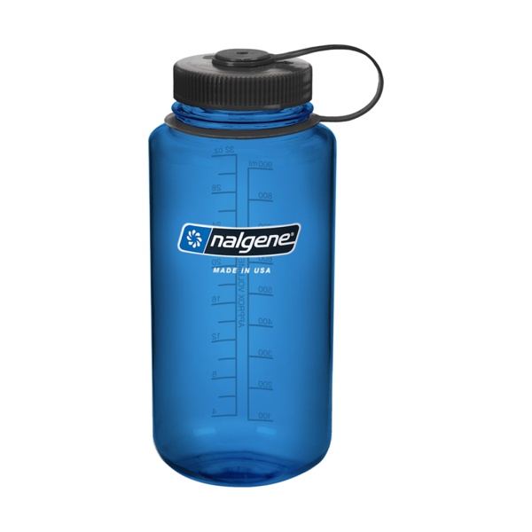 Nalgene Water Bottle - Wide Mouth Blue (1000mL)