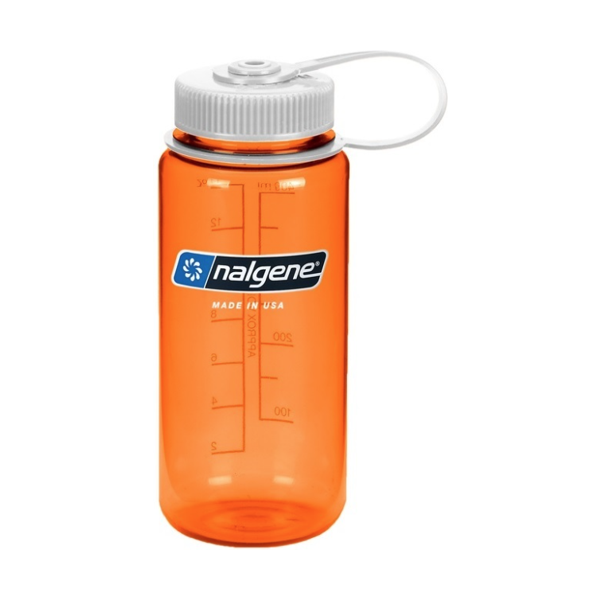 Nalgene Water Bottle - Wide Mouth Orange (1000mL)