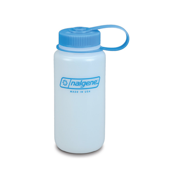Nalgene Water Bottle - Wide Mouth HDPE Natural (500mL)