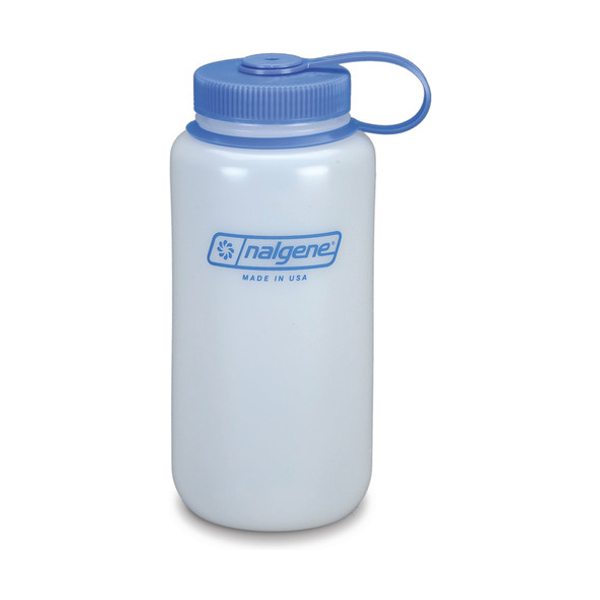 Nalgene Water Bottle - Wide Mouth HDPE Natural (1000mL)