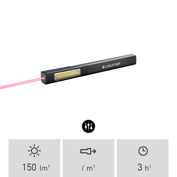 Ledlenser Magnetic Work Light - iW2R.Laser (With Laser Pointer)