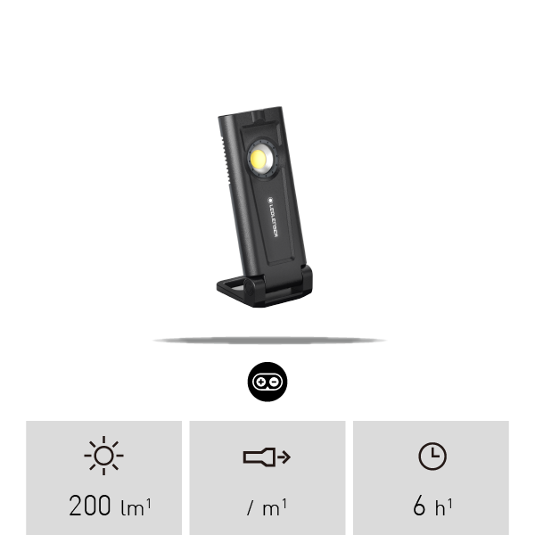 Ledlenser Magnetic Flood Light - iF2R (Flood & Spot)