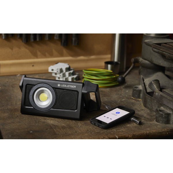 Ledlenser Magnetic Flood Light - iF4R.Music (Bluetooth Speaker)