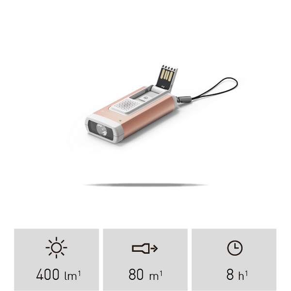 Đèn Pin Móc Khóa LedLenser K6R SAFETY - Gold Đèn Pin Móc Khóa LedLenser K6R SAFETY - Gold