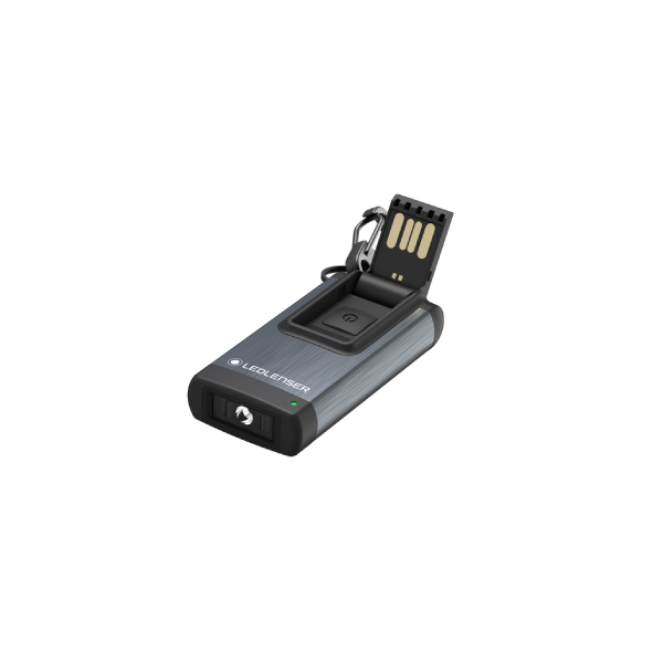 Ledlenser EDC 充電迷你匙扣燈 - K4R.4GB 灰色 (4GB 記憶體容量)