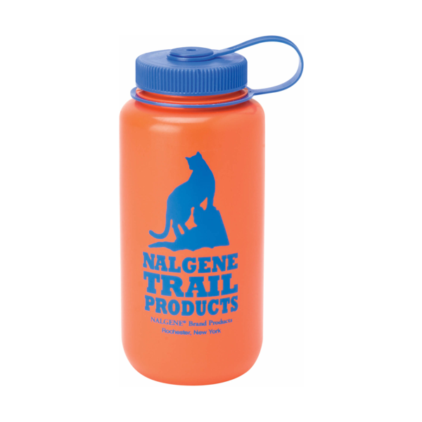 Nalgene Water Bottle - Wide Mouth HDPE Orange (1000mL)