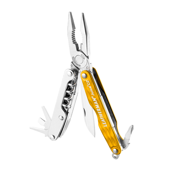 Leatherman 折叠多用途工具 - JUICE C2 黃色 (帶開瓶器)