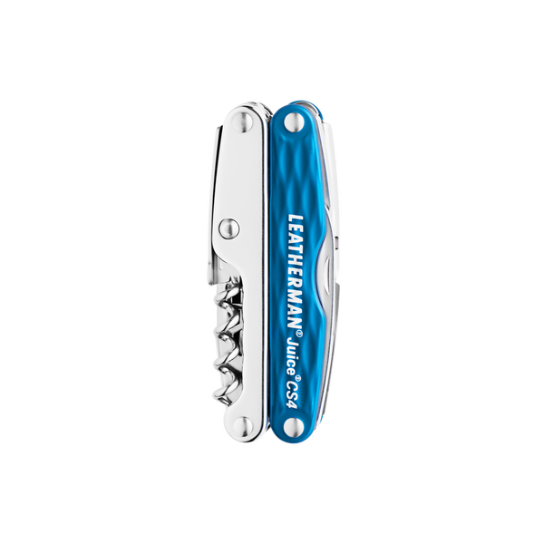 Leatherman Pliers Multi-Tool - JUICE CS4 Blue (With Corkscrew Opener)