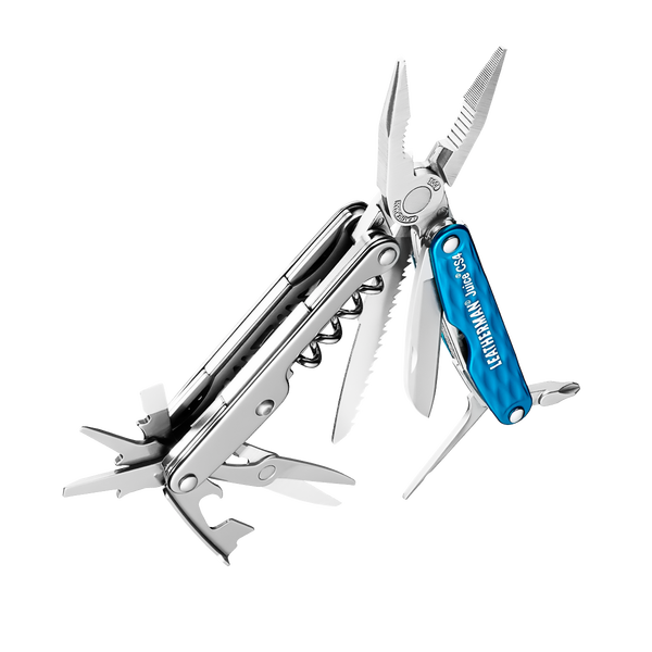 Leatherman 折叠多用途工具 - JUICE CS4 藍色 (帶開瓶器)