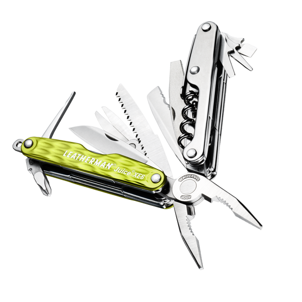 Leatherman Pliers Multi-Tool - JUICE XE6 Green (With Corkscrew Opener)