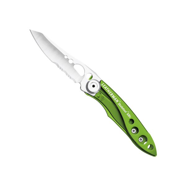 Leatherman Folding-Knife Multi-Tool - SKELETOOL KBX Green