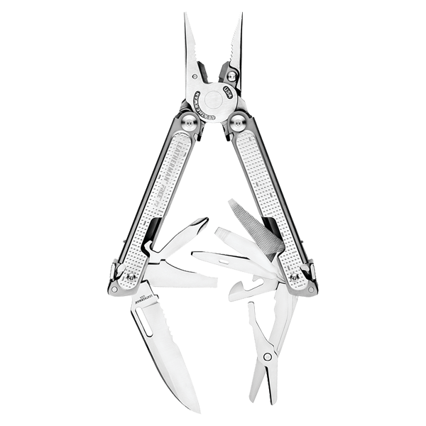 Leatherman Pliers Multi-Tool - FREE P2 Silver (One-Hand Operated)