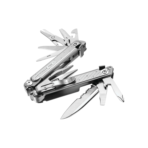 Leatherman 折叠多用途工具 - FREE P2 銀色 (單手操作所有功能)